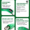 BAKU BA-8034 650W Hot Air Blower, 100-500C, 3 Nozzles, 220V EU Plug - 3