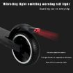 5.5" Carbon Fiber Scooter Rear Mudguard & Brake Light Fender - 6