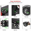 Xiaomi M365/1S Electric Scooter Rear Shock Absorber Kit Black - 5