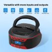Kuephom W17 Portable CD Music Walkman FM Bluetooth Player UK Plug - 3