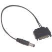 20cm SATA Male to 5.5x2.1mm DC 12V Power Connection Cable - 1