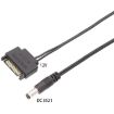 20cm SATA Male to 5.5x2.1mm DC 12V Power Connection Cable - 3