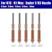 Chrome Zirconium Copper Nozzle for Ender-3 V3/K1C/K1 Max 3D Printers - 2