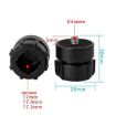 3pcs 1/4 Screw Car Tuning Accessories Ball Head Phone Holder (Black) - 5