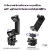 Leaplight Dual Cold Shoe All-Metal Phone Mount with Screw Ports - 5