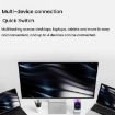 Rapoo E9050L Tri-mode Bluetooth Wireless Silent Keyboard (White) - 5