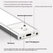 Rechargeable 80cm Motion Sensor Light Bar with Remote - Silver - 5