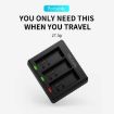 TELESIN 3 Slots Charging Base for GoPro HERO13 Black Accessories - 5