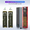 M.2 NVMe/SATA SSD Enclosure, USB-C 10Gbps, Supports 2TB with Cable - 3