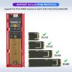 M.2 NVMe/SATA SSD Enclosure, USB-C 10Gbps, Supports 2TB with Cable - 5