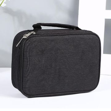 Durable 72-Slot Art Pencil Case Organizer for Artists (Black) - 1