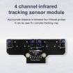 Yahboom 4 Channel Infrared Tracking Sensor Module for Robot Car - 2
