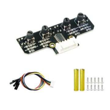 Yahboom 4-Channel IR Tracking Sensor for Car Robot + Cables, Columns - 1