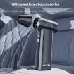 SUITU ST-8113 Gray Outdoor Turbine Fan Blower+Vacuum Hair Dryer - 8