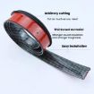 Self-Adhesive Car Wheel Arch Trim 4.5cm x 1.5m Black Guard Strip - 4