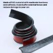 Self-Adhesive Car Wheel Arch Trim 4.5cm x 1.5m Black Guard Strip - 5