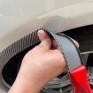 Carbon Fiber Car Wheel Arch Trim Guard, 3.5cm Wide, 1.5m Long - 3