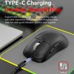 MKESPN Wireless Gaming Mouse 24000 DPI, RGB, Rechargeable, White - 5