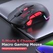 MKESPN W12 Tri-Mode Gaming Mouse 10-Key 10000 DPI RGB - Blue - 2
