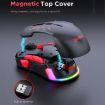 MKESPN W12 5-Channel Ambidextrous Gaming Mouse 10000 DPI RGB (Red) - 6