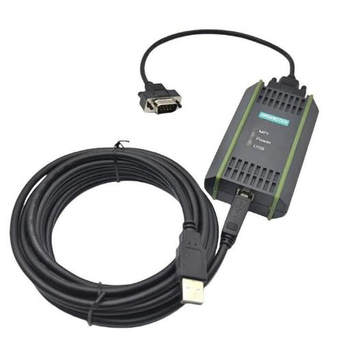 AMSAMOTION USB-MPI Cable Converter for Siemens S7-200/300/400 PLCs - 1