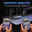 R36XX Dual-Band WiFi Handheld Console 3.5-Inch Screen 128G (Purple) - 3