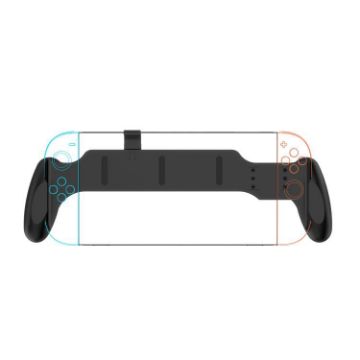 Switch 2/Switch/Switch OLED Black Ergonomic Anti-Slip Grip Handle - 1
