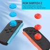 Silicone Joystick & Key Cap Set for Nintendo Switch 2 (Black+White) - 5