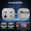 AhaStyle DD11 Silicone Case for Galaxy Buds 3/3 Pro (Light Gray) - 2