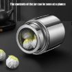 1500ml Stainless Steel Sealed Canister with Transparent Leak-Proof Lid - 3