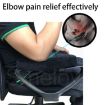 Black Office Chair Armrest Cushion Pillow Pad Elbow Rest - 3