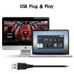 Black USB Condenser Microphone with Cable for PC and Laptop - 4