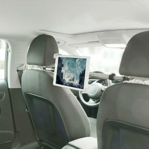 Universal Auto Back Seat Headrest Tablet Holder for 9.5-14.5" Devices - 1