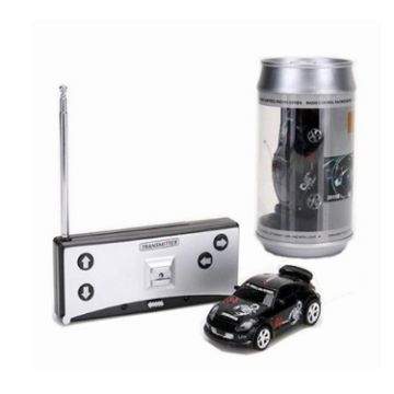 Mini RC Car Radio Remote Control in Coke Can (Black) - 1
