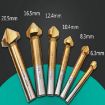 6 in 1 Chamfering Knife & Milling Cutter, Iron Box (Titanium Plating) - 2