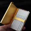 Creative Ultra-thin Metal Cigarette Case for Ladies (Purple) - 3