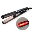 RUCHA EU Plug Ultrasonic Infrared Hair Care Iron Straightener Black - 2