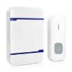 110dB IP55 Waterproof WiFi Doorbell Receiver with Night Light (White) - 1