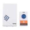 VOYE V022A Wireless Doorbell with 38 Polyphony Sounds (White) - 2