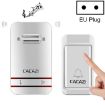 CACAZI V027G Wireless Home Kinetic Doorbell, EU Plug - 1