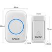 CACAZI A10G Self-Powered Wireless Cordless Bell - EU Plug (White) - 2