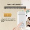 CACAZI A10G Self-Powered Wireless Cordless Bell - EU Plug (White) - 3