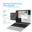 15.6" Silver Laptop, 8GB+256GB, Intel N5095, Windows 11, UK Plug - 5