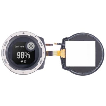 Garmin Instinct Original White LCD Screen with Digitizer Assembly - 1