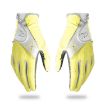 PGM Women's Non-Slip Yellow Golf Gloves, Size 21, PU Leather Pair - 2