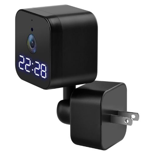 DP27 1080P WiFi Camera Clock, Two-way Voice, Mobile Monitor, US Plug - 1