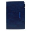 Samsung Galaxy Tab A7 10.4 Suede Magnetic Leather Case (Blue) - 2
