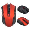 Red 2.4G Wireless Office Mouse - 6 Keys, 1600DPI Adjustable - 2