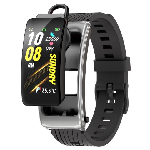 K20 1.14" Smart Watch with Detachable Earphones, Bluetooth Call - 1