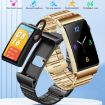 M6 Gold Smart Watch with Earphones & Bluetooth Call, IP68 Waterproof - 4